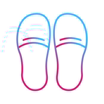 Slippers Vector Icon