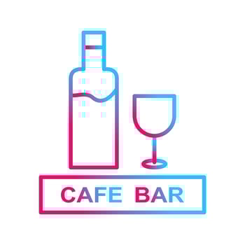 Unique Drinks Cafe Vector Icon