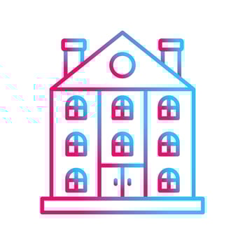 Mansion Vector Icon