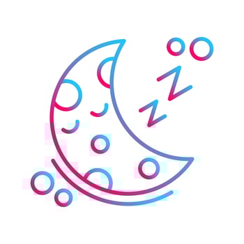 Sleeping Vector Icon