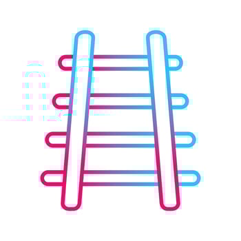 Train Tracks Vector Icon