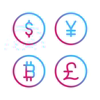 Currency Symbols Vector Icon