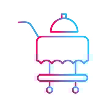 Room Service Vector Icon