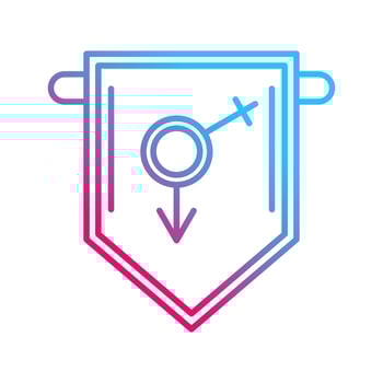College Fraternity Vector Icon