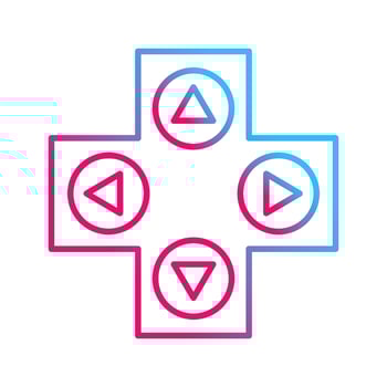 Unique Gaming Control Vector Icon