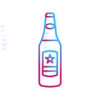 Beer Bottle Vector Icon