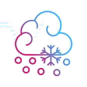 Snow Fall Vector Icon