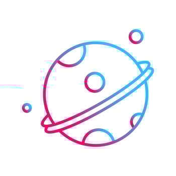 Planet Vector Icon