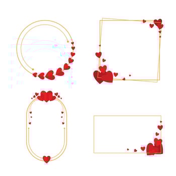 Sweet love frame vector