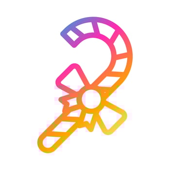candy icon gradient style valentine illustration vector element and symbol perfect.