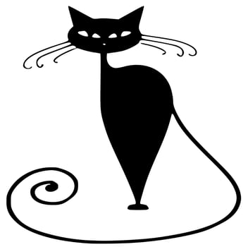 Black and white vectors of animals, birds and wildlife