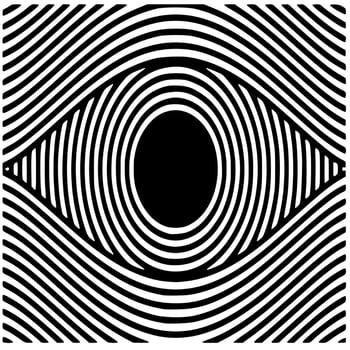 Black and white vector abstract art