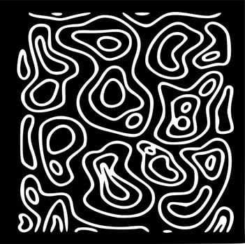 Black and white vector abstract art