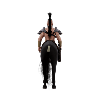 Centaur greek mythology creature half man half horse isolated model png