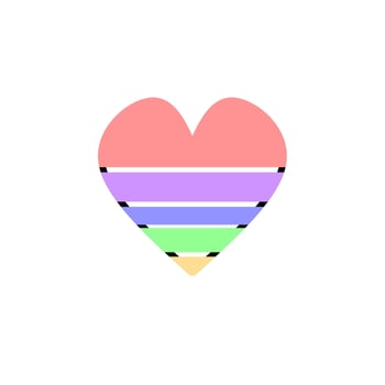 Love icon design, simple icon with elegance concept vector
