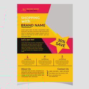 Corporate Business Flyer Template vector