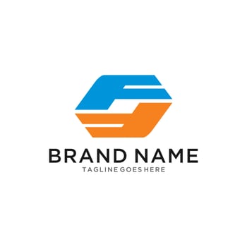 Letter FF logo design vector template.