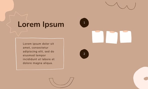 Presentation template vector illustration, modern template design