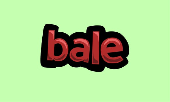 Green screen animation video written bale vector