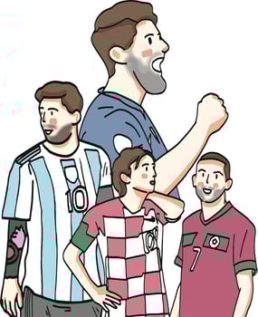the joy of playing the world ball party vector