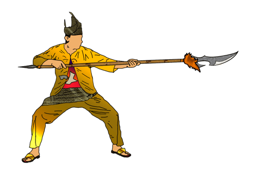 icon of martial art call silat png