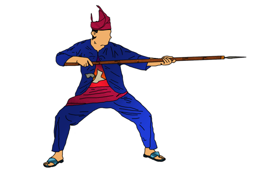 icon of martial art call silat png