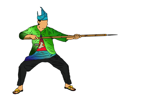 icon of martial art call silat png