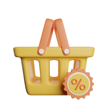 Shopping Basket Discount png