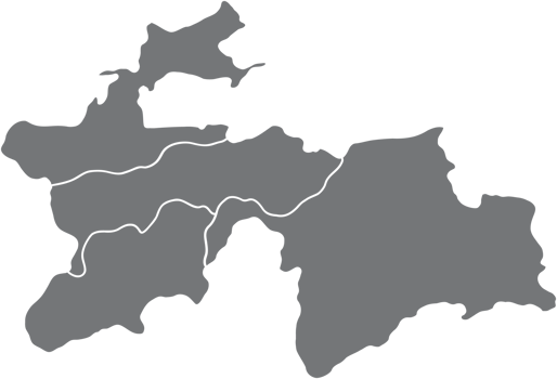 doodle freehand drawing of tajikistan map. png