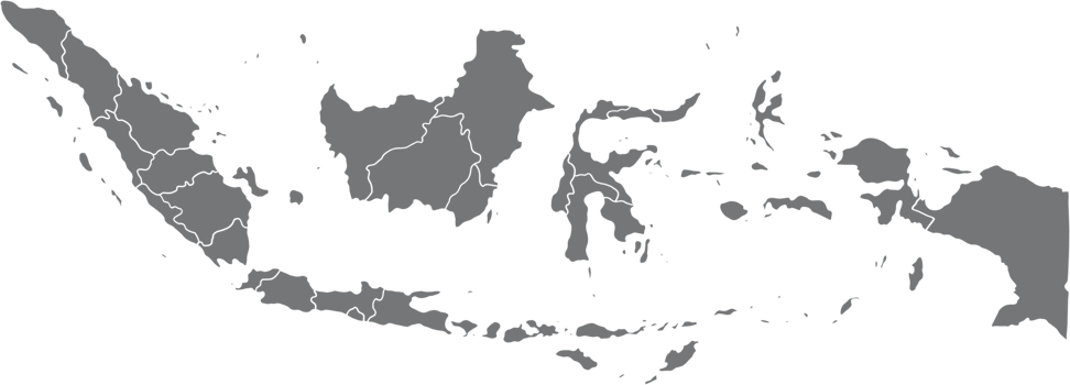 doodle freehand drawing of indonesia map. png