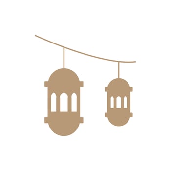 islamic ornament logo concept design vector