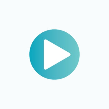 Play button icon in trendy flat style isolated on grey background. Play symbol for your web site design, logo, app, UI. Vector illustration
