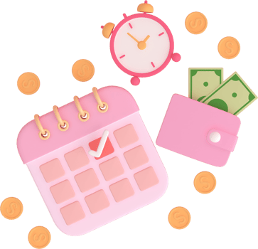 Tax Day Reminder Concept. 3d illustration submit tax by online concept, online tax payment and report. Business income. png