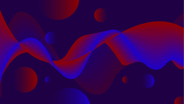 Dark purple wavy design background vector. Abstract wave design background vector