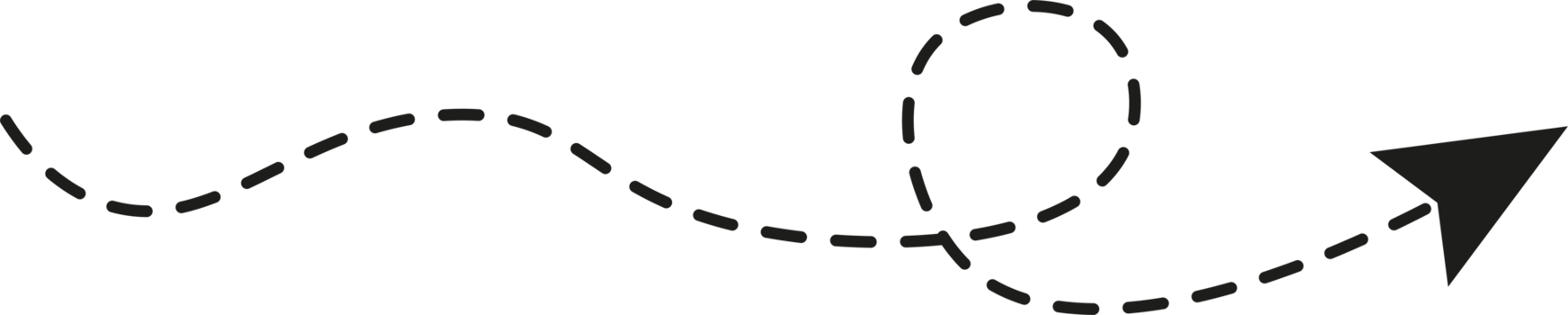 Dashed Line Arrow png