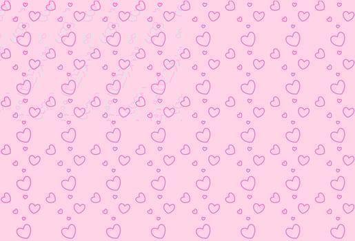 Happy Valentine's day poster or abstract background. Beautiful pastel pink and white colour background . Vector illustration.