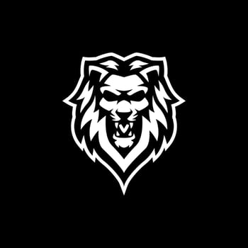 Angry Lion Mascot Illustration Vector Design