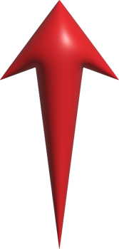 3d illustration of arrow icon png