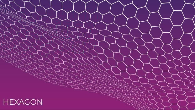 The graphic design element and abstract geometric background with isometric vector blocks for banner template or header