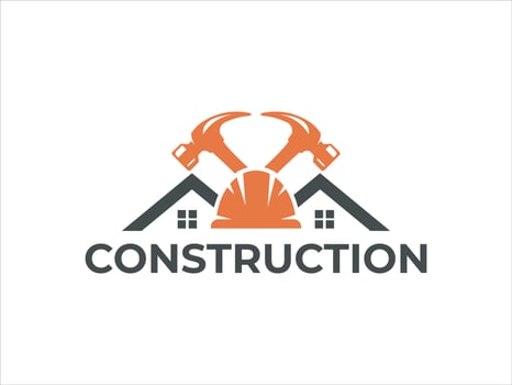 construction logo design template Vector