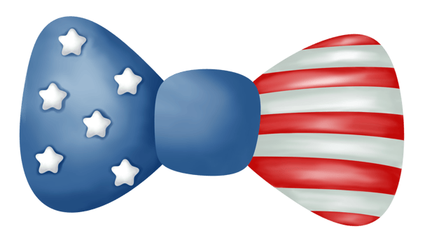 Bow tie flat icon independence day usa. png