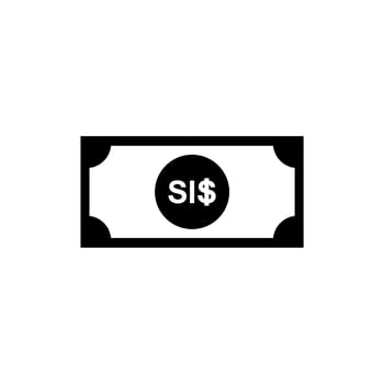 Solomon Islands Currency, Solomon Islands Dollar, SBD Sign. Vector Illustration