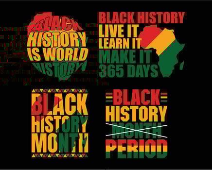Black history month t-shirt design. Black history is world history, Black history month period pro download vector
