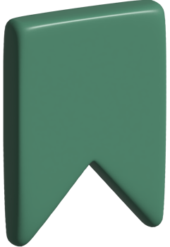 3d illustration of bookmark png