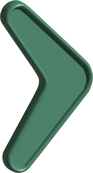 3d illustration of boomerang png