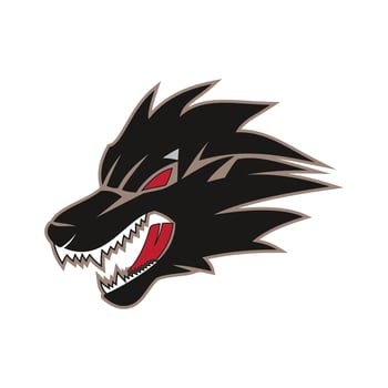 Wolf vector illustration design