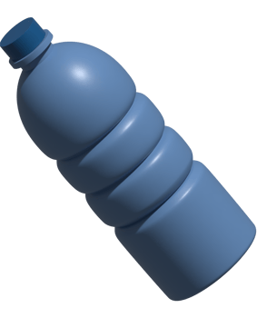 3d illustration of bottle png