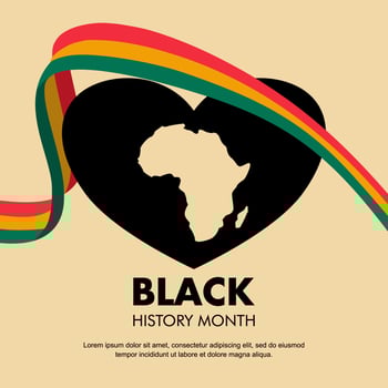 Black History Month vector