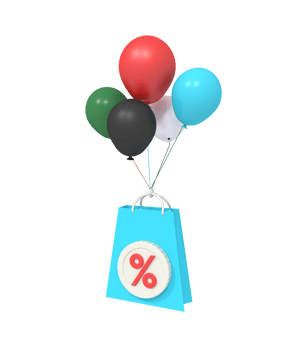 3d illustration of a balloon gift png