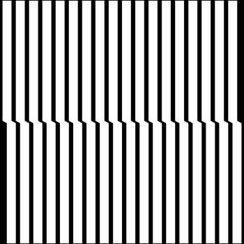 Optical Lines Motif Pattern. Contemporary Decoration for Interior, Exterior, Carpet, Textile, Garment, Cloth, Silk, Tile, Plastic, Paper, Wrapping, Wallpaper, Pillow, Sofa, Background, Ect. Vector